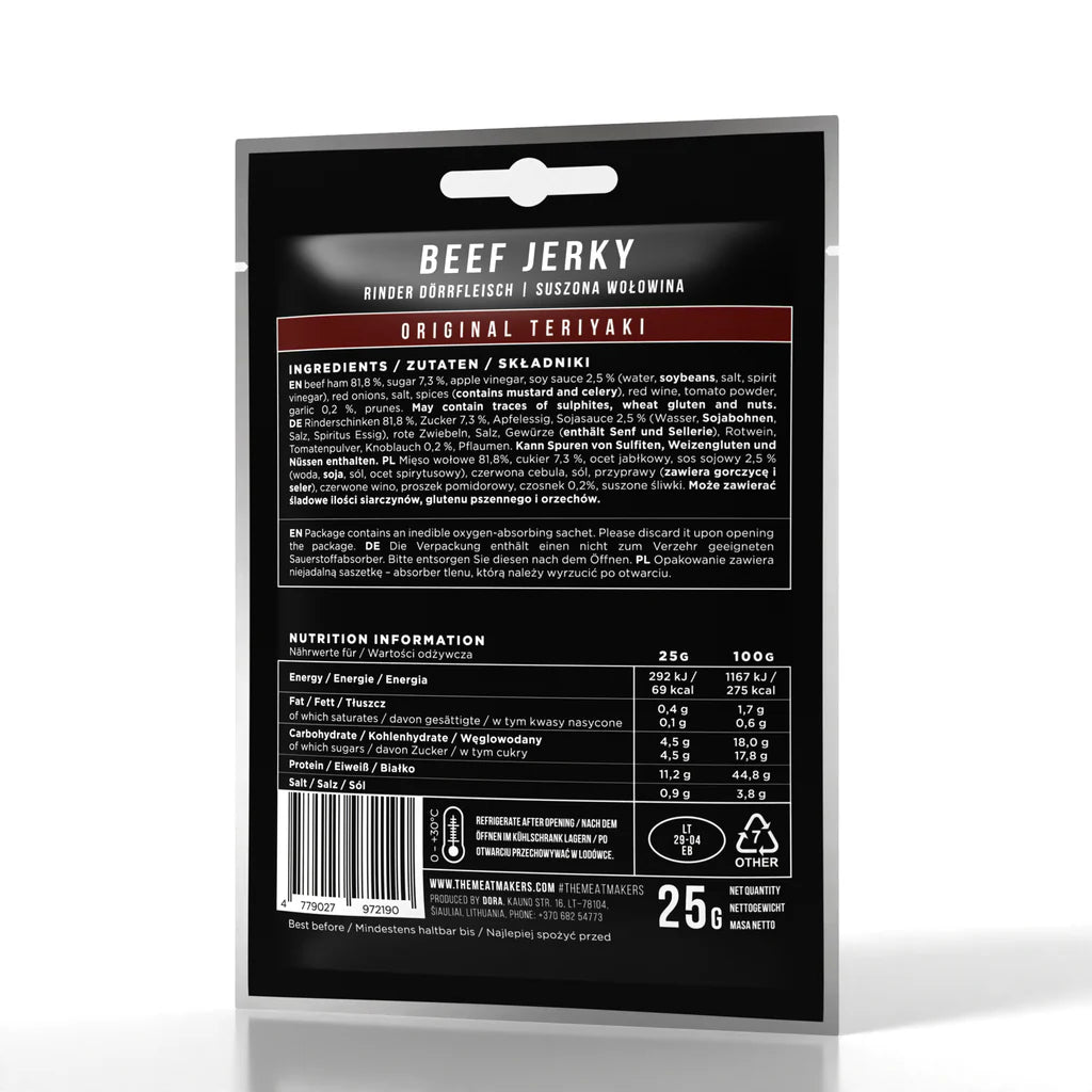 Value Pack 15 x Original Teriyaki Beef Jerky 25g