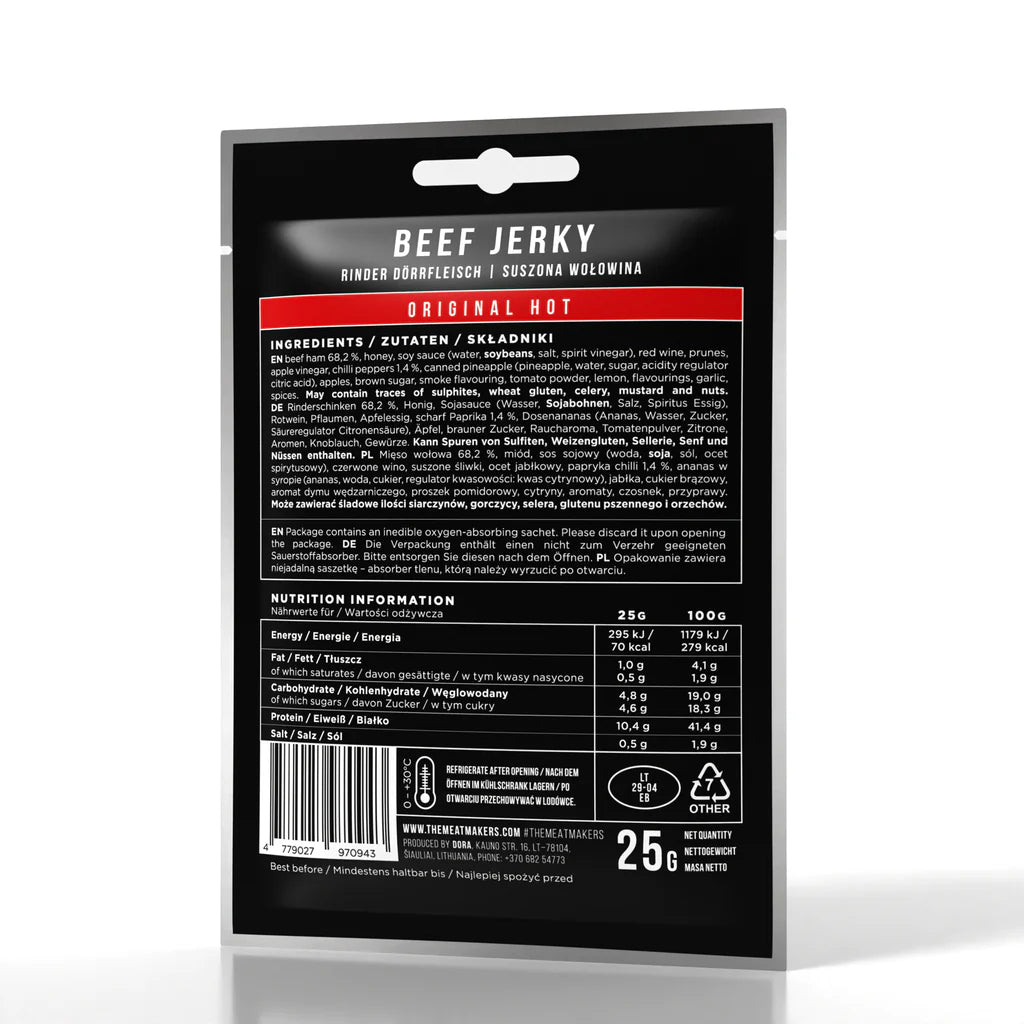 Value Pack 15 x Original Hot Beef Jerky 25g